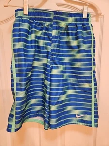 Boys Nike Swim Shorts Water Trunks Blue Green, size XL - Picture 1 of 9
