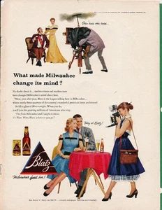 Magazine Ad - 1953 - Blatz Beer - Picture 1 of 1