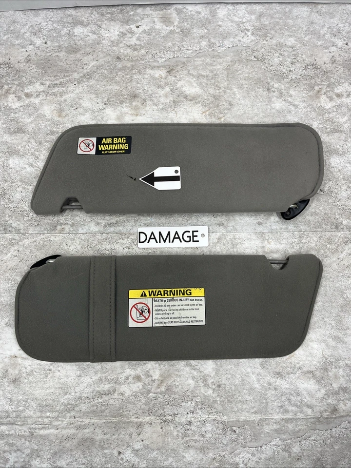 Juego de parasol izquierdo y derecho Ford Ranger Explorer 1989-2003 gris imperfecciones Foto 1 de 4