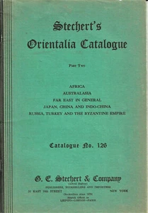 Stechert's Orientalia Catalogue, Part Two, Catalogue No. 126; scarce book info - Imagen 1 de 1