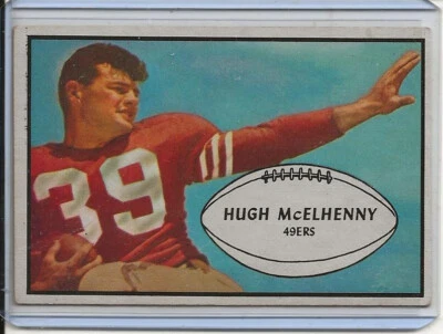 1953 Bowman Football Card Hugh McElhenny L.A. Rams Ex Mint # 32 - Image 1 of 2