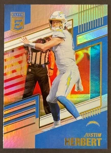 2022 Panini Donruss Elite Football Card #42 Justin Herbert - Picture 1 of 2