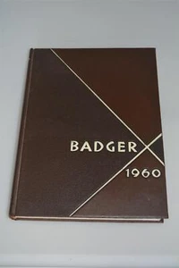 1960 THE BADGER YEARBOOK ANNUAL VOLUME 75 UW MADISON UNIVERSITY OF WISCONSIN HTF - Picture 1 of 3
