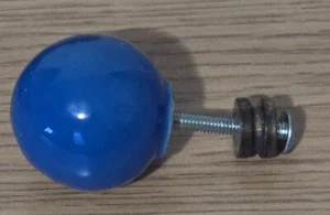 Blue Ceramic Cabinet Pull Knobs Vintage Set Of 12 - Picture 1 of 3
