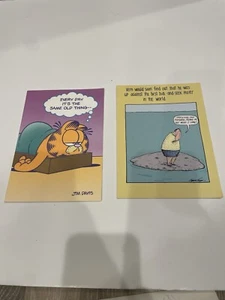 Biglietto Auguri Garfield Vintage 1978 Sarcastic & Kevin Pope design anni 70 80 amicizia - Foto 1 di 3