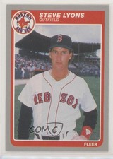 1985 Fleer Update Steve Lyons #U-76 Rookie RC