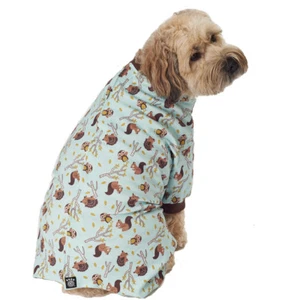 SALE Petrageous Dog Puppy Winter Pajamas Squirrel Hedgehog Woodland Animals - Picture 1 of 6