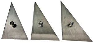 VTG Theo Alteneder Sons 12 In Drafting Triangle LOT 3 Stainless Handle Architect - Picture 1 of 7