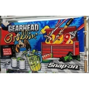 Snap-on Tools GEARHEAD GRILLIN' Strandtuch 2017 Limited Edition FABRIKVERSIEGELT - Bild 1 von 9