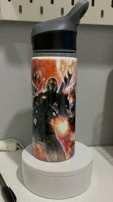 Fortnite Water Bottle With Integrated Straw 650ml | Personalised | Choose Design - Image 1 of 4