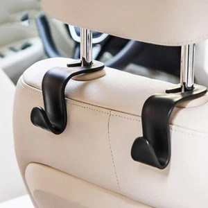 2 PIEZAS Soporte organizador universal para asiento automático reposacabezas gancho colgante asiento trasero coche EE. UU. - Imagen 1 de 20