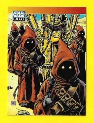 1993 Topps Star Wars Galaxy Millennium Falcon Factory Set Galaxy II Preview P4 - Image 1 of 3