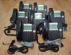 Lot Of 7 Polycom SoundPoint IP 450 Digital Telephones, Multi-Line Desk Phones - Picture 1 of 9