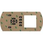 Gecko Overlay, Gecko in.k600-AE1, Static 5OP, 11 Button Holes (9916-101382)
