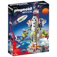 playmobil city action space rocket and base station