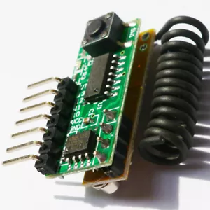 ASK Super Heterodyne Ricevitori Decodificatore Codice Fisso Moduli Wireless RF 433 MHz - Foto 1 di 4