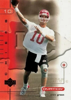 TRENT GREEN 2001 Upper Deck Ovation #46 Kansas City Chiefs Football Card - Image 1 of 2