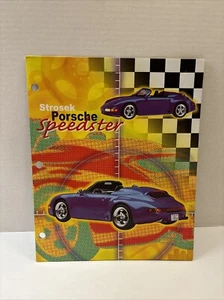 Vintage Car Folder Retro 90’s Stroke Porsche Speedster Multicolor - Picture 1 of 3