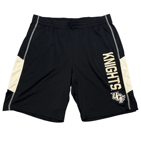 Colosseum UCF Knights Basketball Shorts Mens 2XL XXL Black Athletic Big Logo Cover