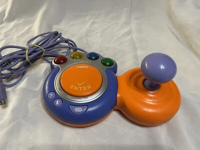 Vtech Vsmile TV Learning System Replacement Wired Controller Orange Model 9100 - Image 1 of 4