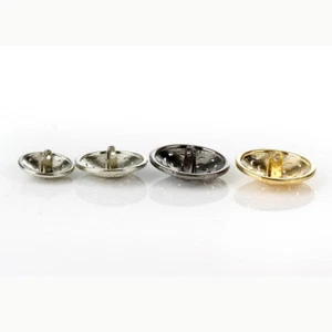 12 PIEZAS Abrigo de botones de vástago redondo tallado floral de colección 15 mm/18 mm/20 mm/23 mm/25 mm - Imagen 1 de 9