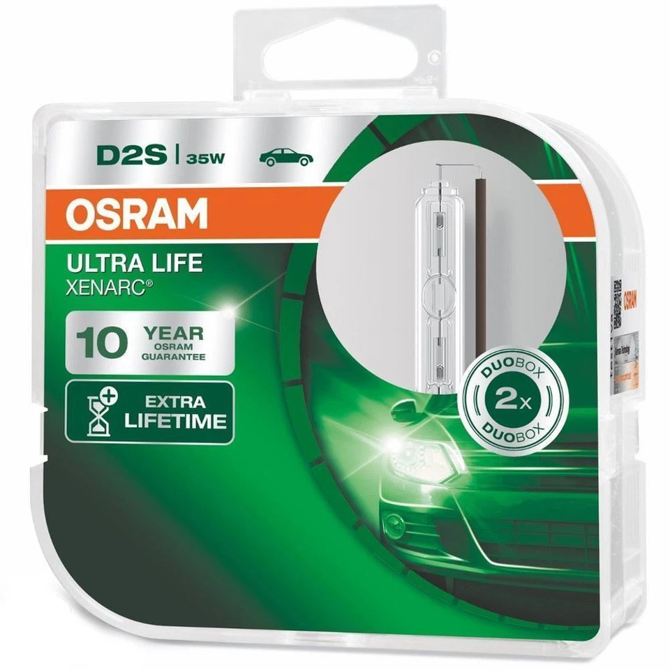 Osram XENARC Ultra Life 66240ULT-HCB D2S XENON GLUHBIRNE NEU Hardcase x2 - Bild 1 von 1