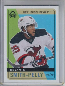 17/18 OPC New Jersey Devils Devante Smith-Pelly Retro Blank Back card  - Picture 1 of 2