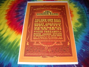 STEVE KIMOCK BAND ZERO NEW YEARS EVE DECEMBER 28-31,2005 CONCERT POSTER-NEW - Picture 1 of 6