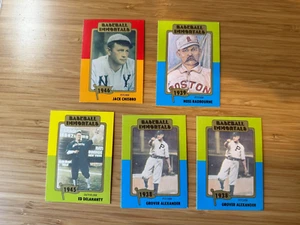 1980 SSPC Baseball Immortals Lot of 5 Chesbro, Radbourne, Alexander & Delahanty - Picture 1 of 7