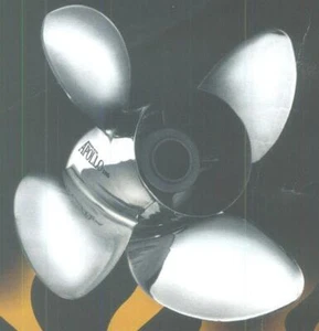 Michigan Wheel 993204 Apollo Stainless Propeller 4-Blade 18"P - Picture 1 of 6