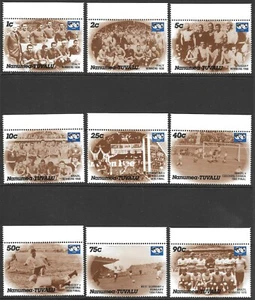 Tuvalu Nanumea Scott 53-64 World Cup Soccer Players and Teams MNH 1986 - Picture 1 of 2