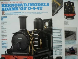 Kernow/DJ Models Adams 02 OO gauge model review - Model Rail magazine article - Picture 1 of 1