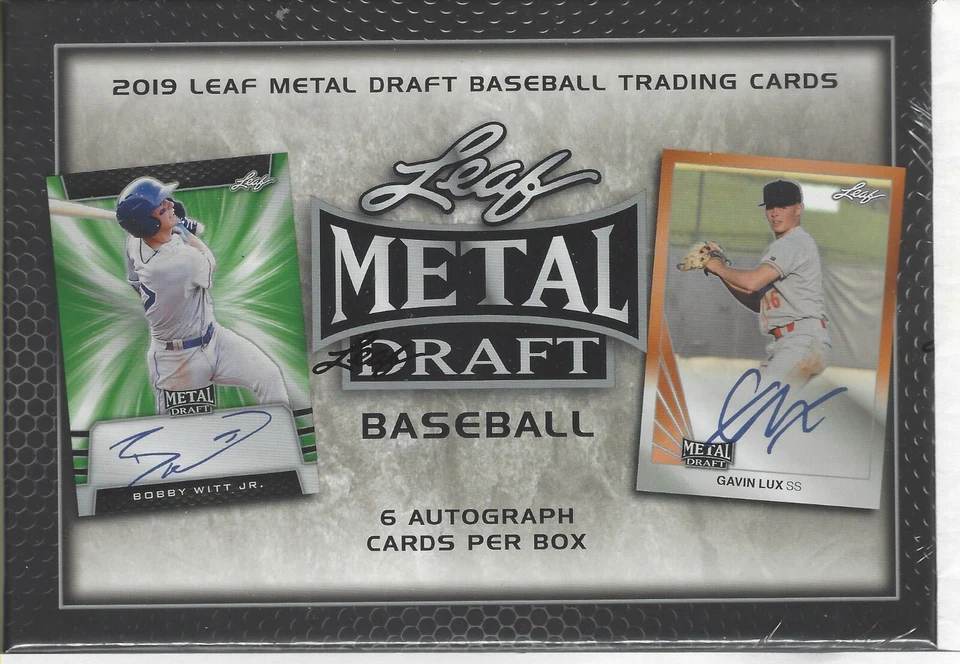 2019 LEAF METAL DRAFT BASEBALL FACTORY SEALED HOBBY BOX - Image 1 of 1