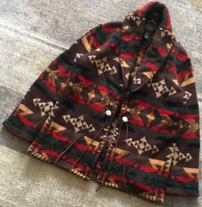 Used Ralph Lauren Native Pattern Knit Cardigan Gown, Size M, Stylish Design - Picture 1 of 8