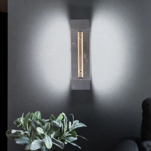 Lampada Parete da Pavimento LED 3 Livelli Regolatore Touch Soggiorno Argento - Foto 1 di 9