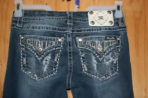 Miss Me Gr. 27 Standard Skinny JEANS ME805599R AUSGEFALLEN! strass *060 - Bild 1 von 8