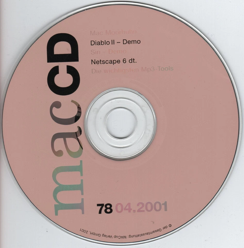 mac cd MacUp 78 04.2001 für Apple Macintosh - Bild 1 von 1