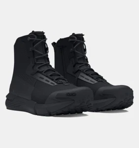 Under Armour Charged Valsetz Zip Mens Tactical Hiking Boots - Black - Picture 1 of 3