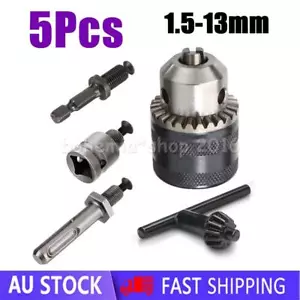 Converter Drill Bits For Impact Driver Drill Chuck Wrench Accessories Adapter 5X - Picture 1 of 9