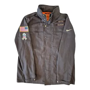 Nike NFL Salute To Service Seattle Seahawks Men’s L Jacket AT7721-237 Brown - Picture 1 of 15