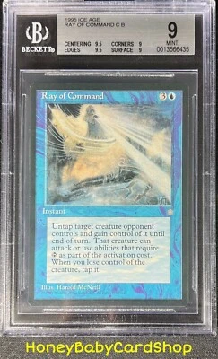 MTG Ice Age 1995 Ray of Command BGS 9.0Q++ (Quad++) MINT Silver Age IconicStaple - Image 1 of 4