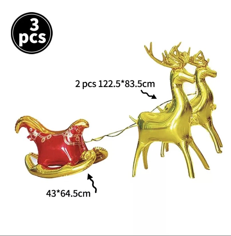 Christmas Reindeer - Stand Balloon - Image 1 of 1