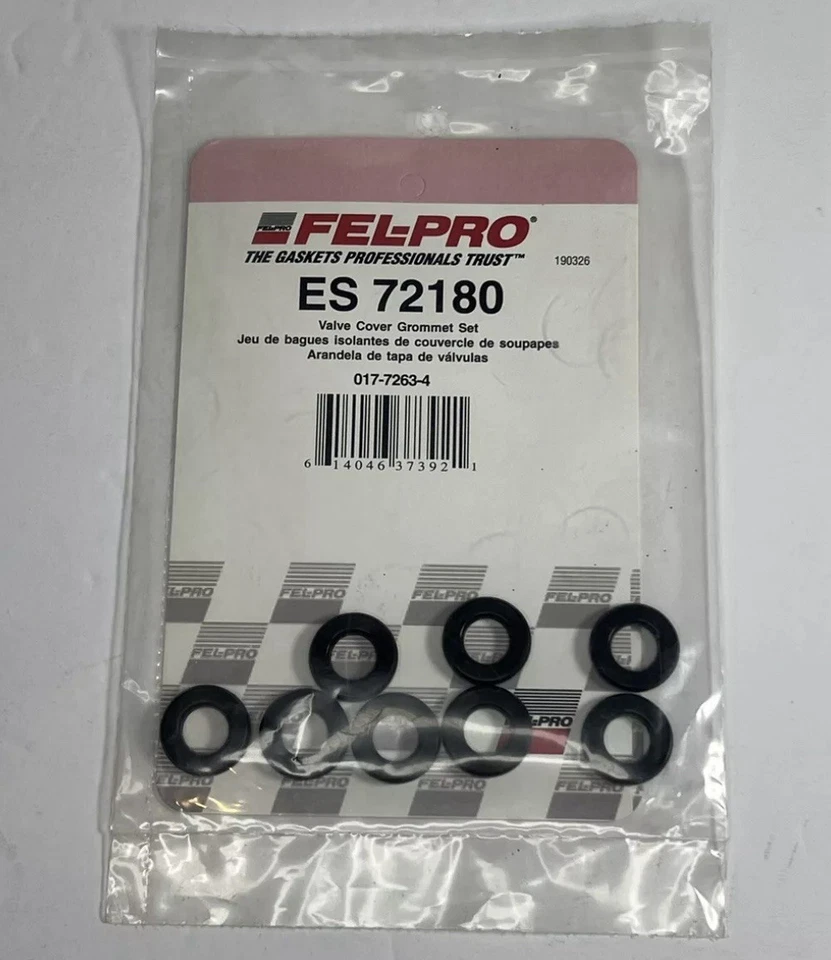 Juego de ojales de cubierta de válvula de motor Fel-Pro ES72180 1991-2008 Ford, Mazda 3,0 L V6 nuevo Foto 1 de 1