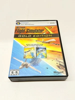 Microsoft Flight Simulator X: Gold Edition (PC 2008) Complete W/ Expansion - Image 1 of 4