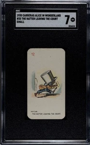 1930 Carreras Small Alice In Wonderland #35 The Mad Hatter Leaving Court SGC 7 - Picture 1 of 2