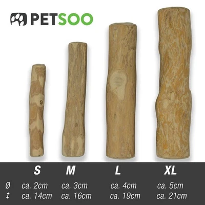 Petsoo Kaffeeholz Kaffee Kauholz Kaustab Kauwurzel Kauknochen S-XL für Hunde - Bild 1 von 4