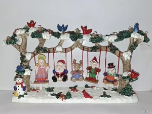 VTG Trim A Home ( K- MART ) Hand Painted Christmas Swings 1996 - Picture 1 of 24