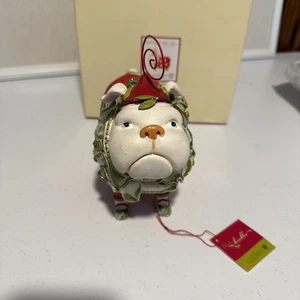 Abt. 56 Patience Brewster Krinkles 2004 Large Bull Dog in PJs Figur in Box - Bild 1 von 12