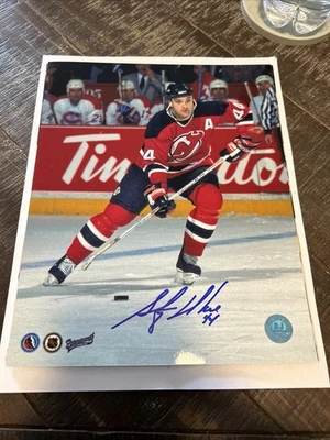 Foto autografiada 8x10 de Stephen Richer de los New Jersey Devils certificado de autenticidad Foto 1 de 2
