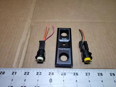 Trunk Fuel Switch Bezel Button Wiring Buick Reatta Cadillac Seville Eldorado Gm - Image 1 of 4